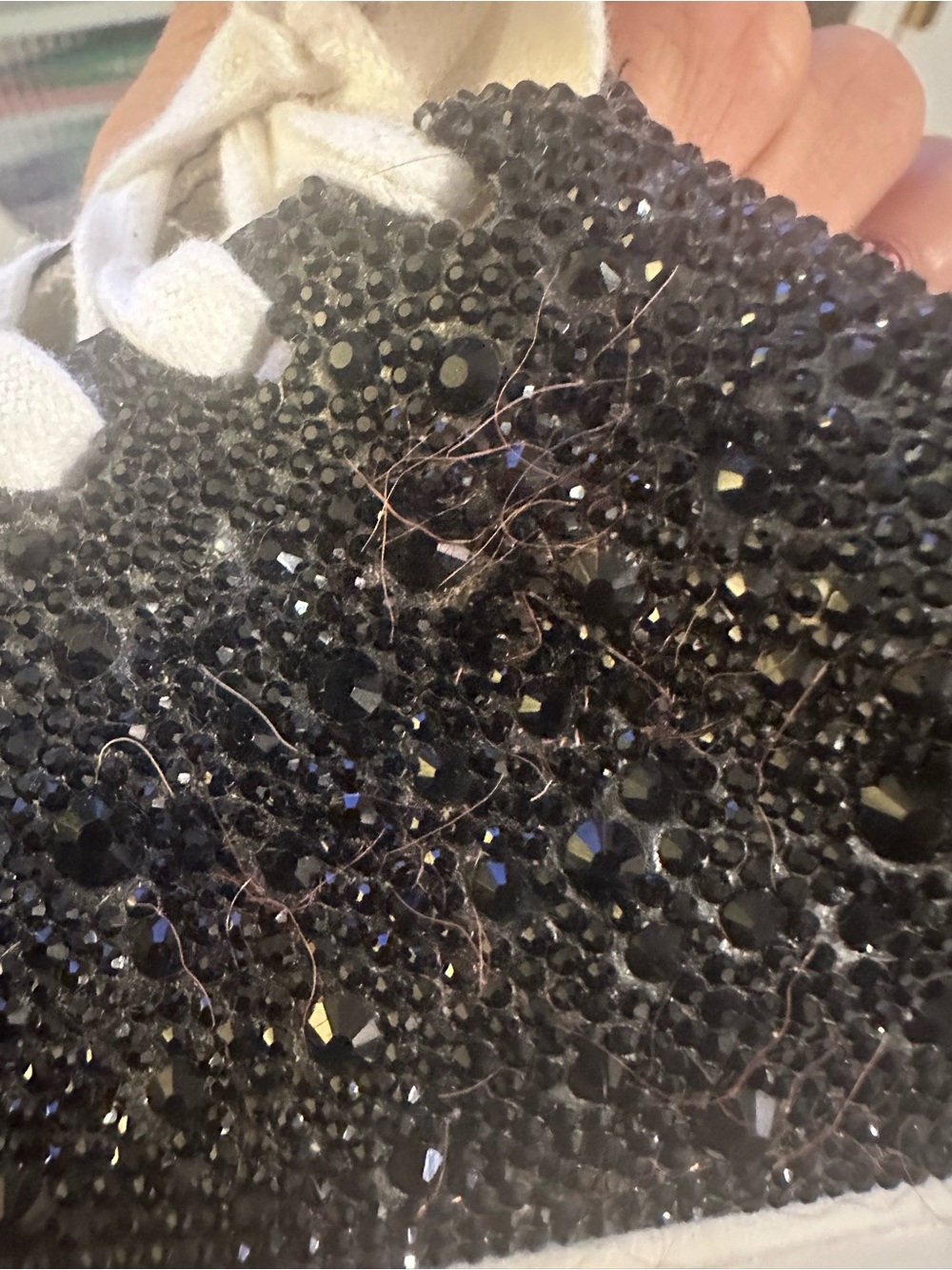 Betsey Johnson Black Glitter Low-Top Lace-Up Sneakers - Picture 11 of 11